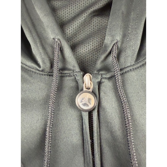 Jordan‎ Hoodie Men's 2XL Black Full Zip Vintage Nike Jumpman Lined Warmup Jacket - Picture 6 of 16